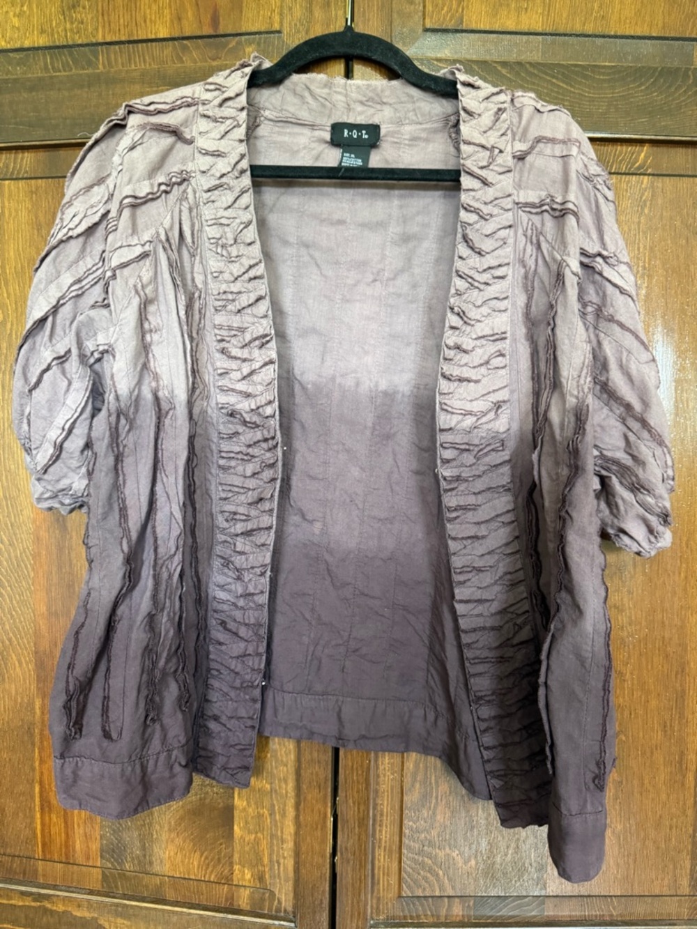 R.Q.T. Ombre Open Front Top - Whimsigoth Size XL